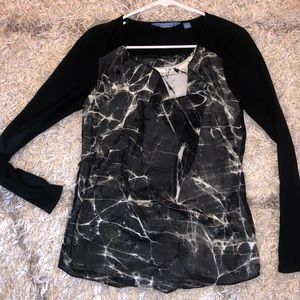 Simply Vera Vera Wang Full Sleeves Top.